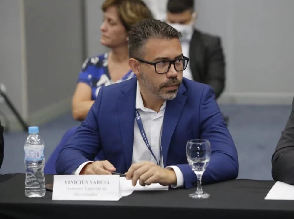 Vinícius Sarciá Rocha, irmão de criação do governador Cláudio Castro — Foto: Reprodução/ Redes sociais