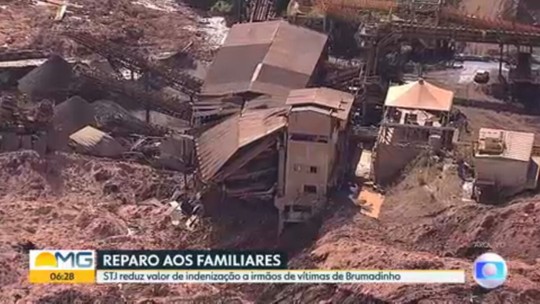 Irmãos de vítimas do rompimento da barragem da Vale têm indenização reduzida - Programa: Bom Dia Minas 