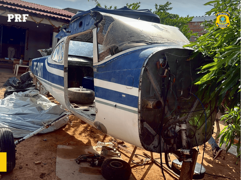 Oficina clandestina de aviões usados no garimpo é fechada e dono é detido em Boa Vista