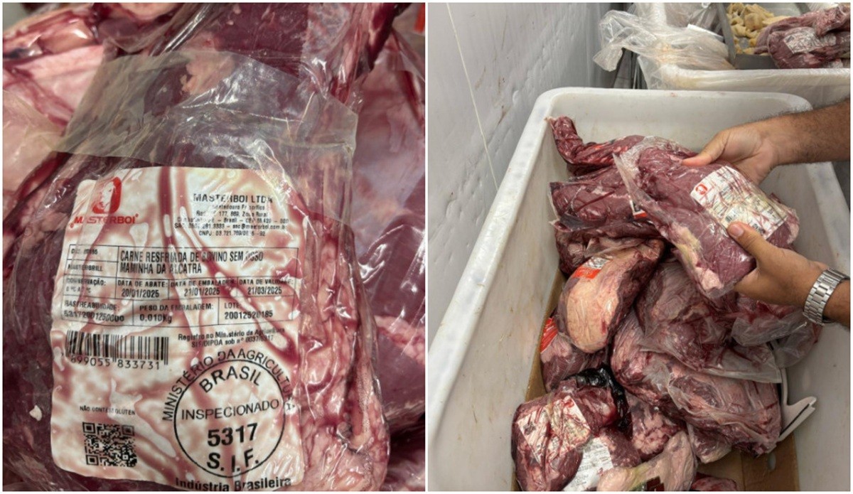 Vigilância Sanitária apreende 150 kg de carne em supermercado de Maceió