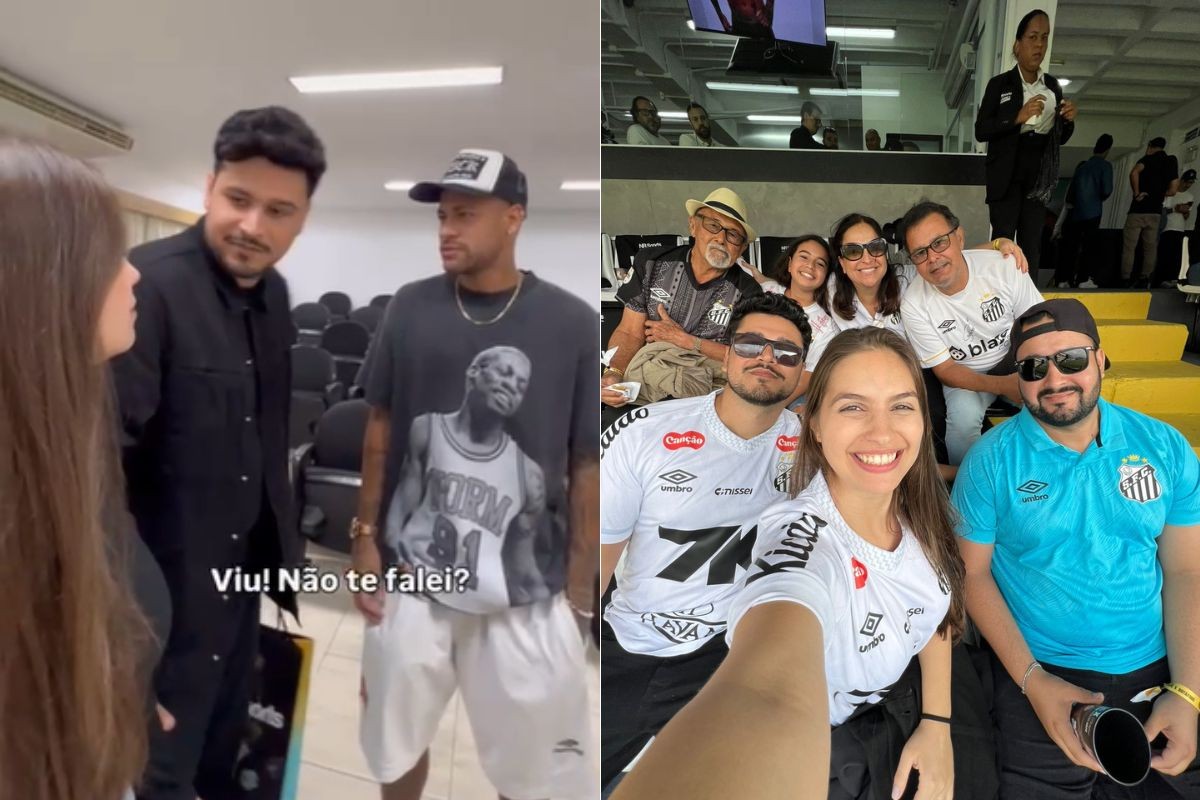 Família 'Neysexual' viraliza na web ao sofrer pela fase do Santos, chama atenção de Neymar e realiza sonho de conhecê-lo; VÍDEO 