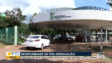 IFTO oferece cursos de pós-graduação em diversas áreas no campus de Palmas