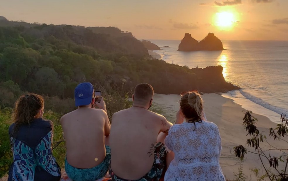 Ilha é uma opção para os visitantes no feriado — Foto: Ana Clara Marinho/TV Globo