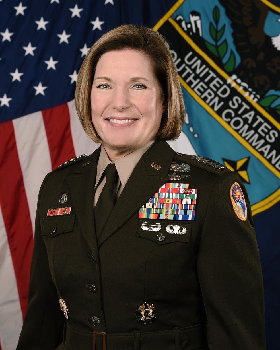 General Laura Richardson, do Exército dos EUA — Foto: Reprodução
