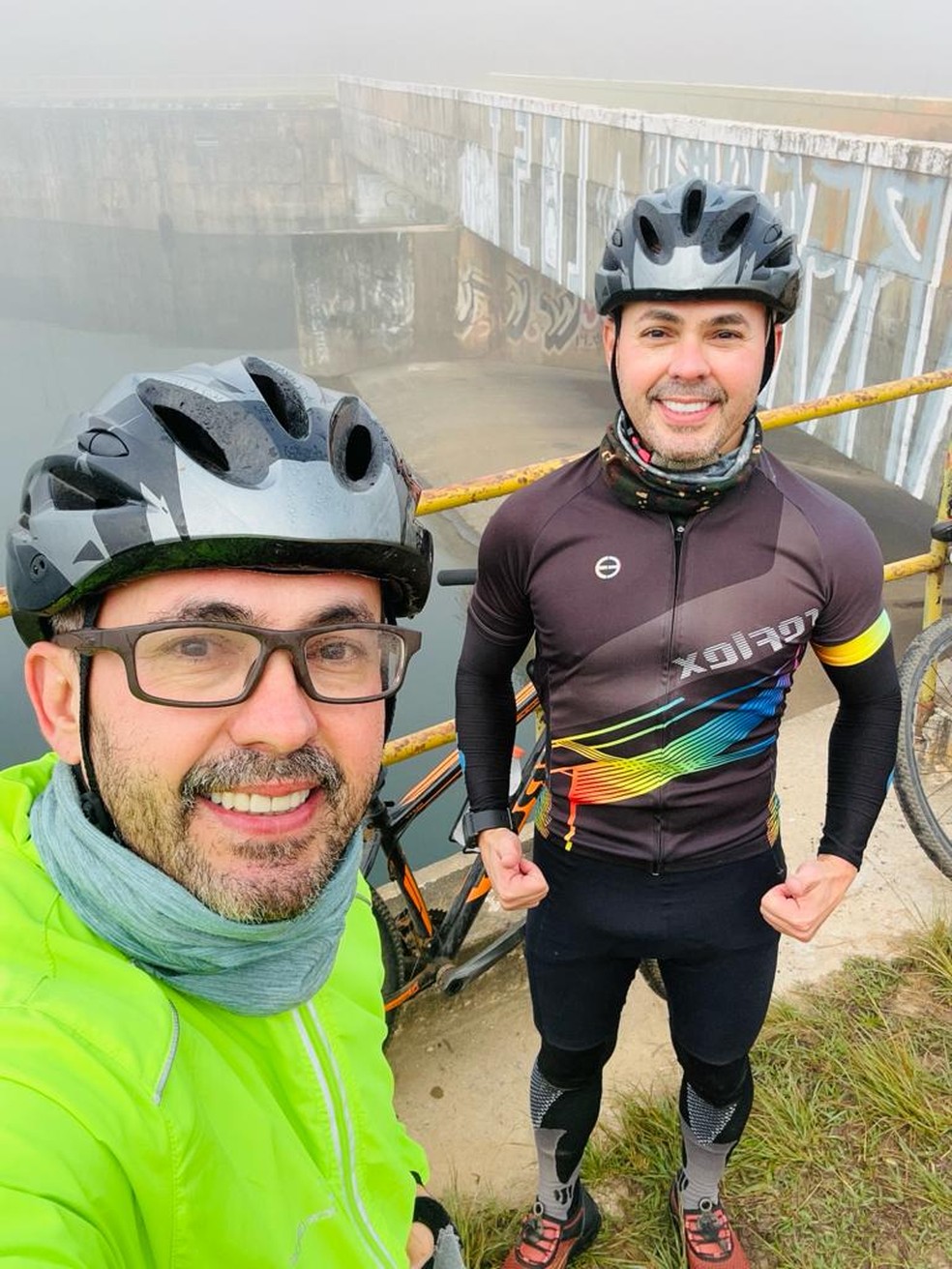 André e Adriano são gêmeos. — Foto: Arquivo pessoal