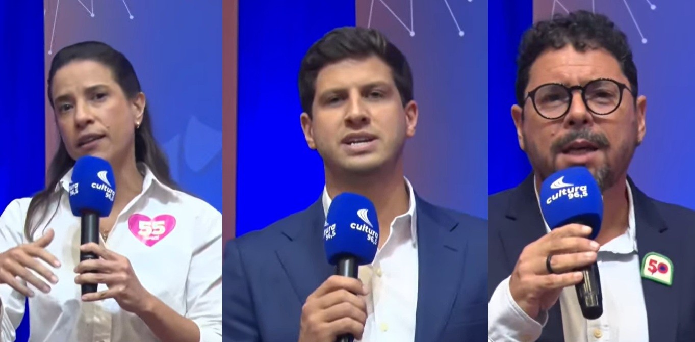 Segundo debate para governo de PE tem troca de acusações de 'gabinetes do ódio', patrocínio de bets e empresa de ônibus