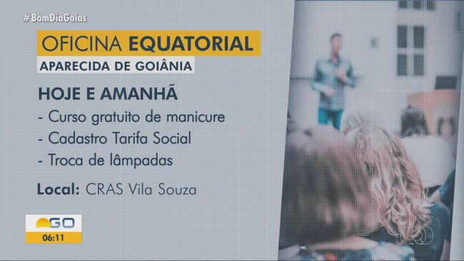 Ao da equatorial oferece curso de manicure gratuito em Aparecida de Goinia