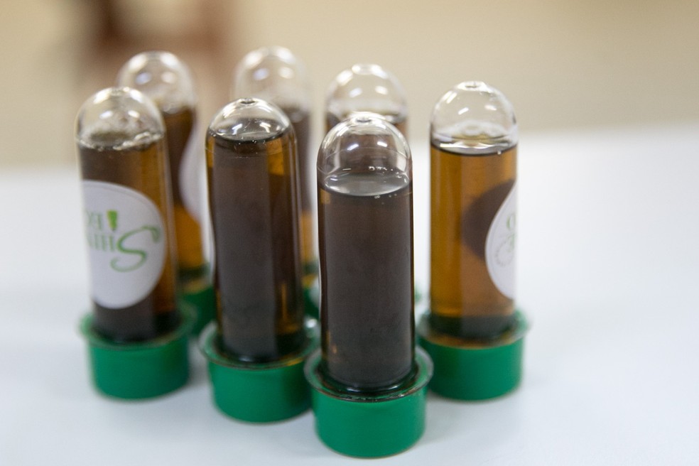 Na fase de testes, o produto é avaliado por aspectos como eficiência, viscosidade e apresentação — Foto: Kid Júnior/SVM