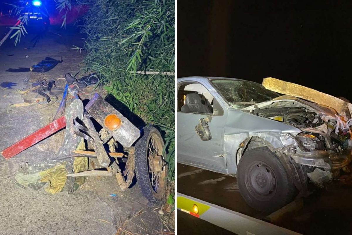 Acidente em Cachoeira Paulista: Passageira de carroça morre na SP-183