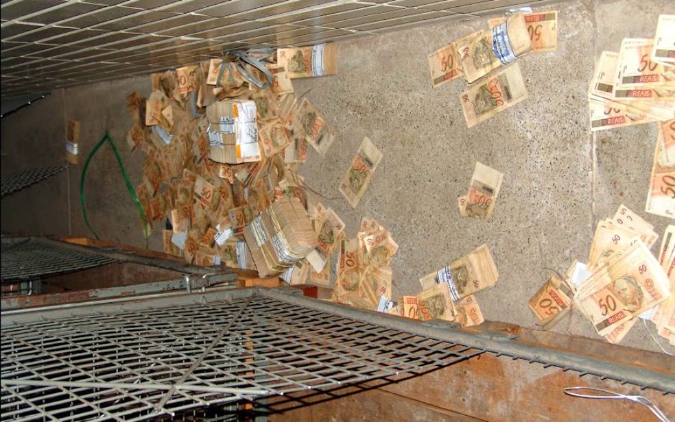 Túnel usado no assalto ao Banco Central, em Fortaleza — Foto: Divulgação