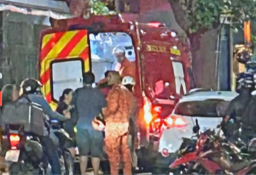 Atropelamento foi na Rua Alice, em Laranjeiras — Foto: Reprodução/TV Globo
