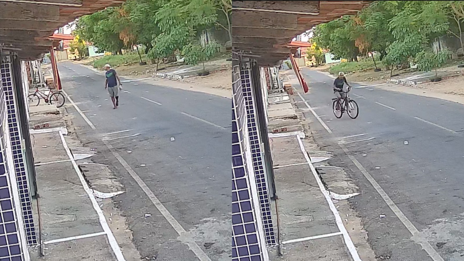 Vídeo mostra homem furtando bicicleta à luz do dia no litoral do Piauí; suspeito é preso