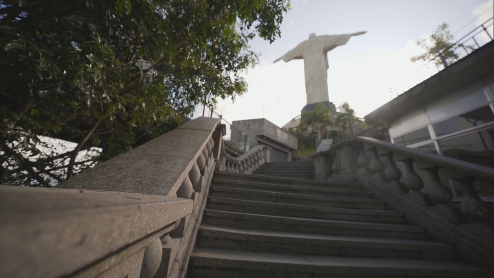 Revitalização do Corcovado prevê obras de acessibilidade — Foto: Reprodução/TV Globo