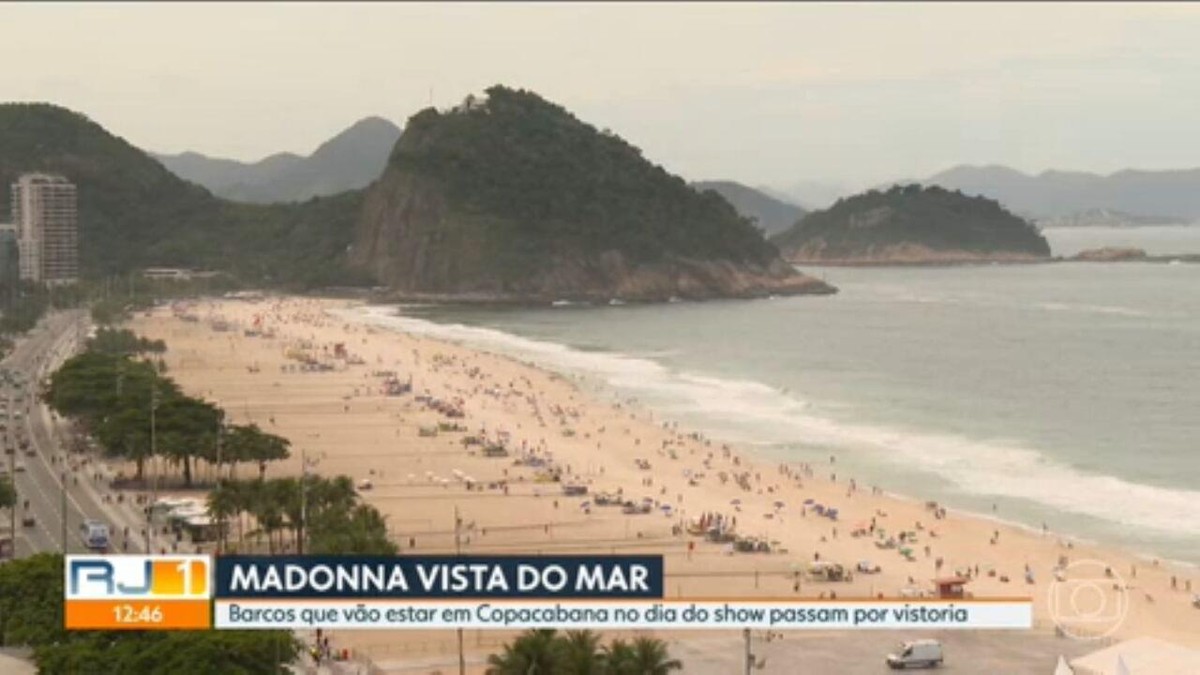 Madonna vista do mar: entenda como será o controle de acesso de barcos em Copacabana