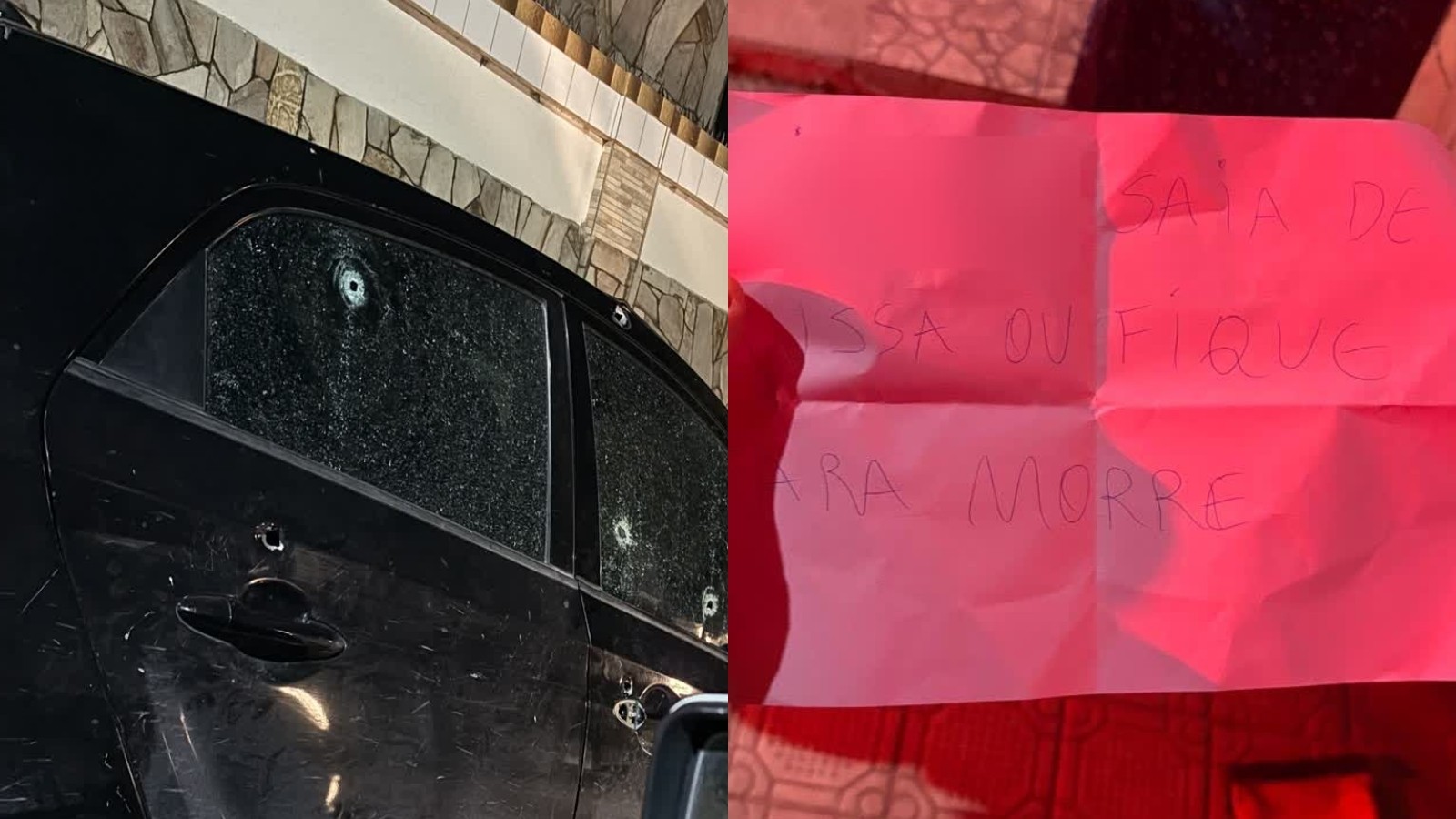 Criminosos atiram em casa e loja de empresário e deixam carta mandando ele sair da cidade, no Ceará