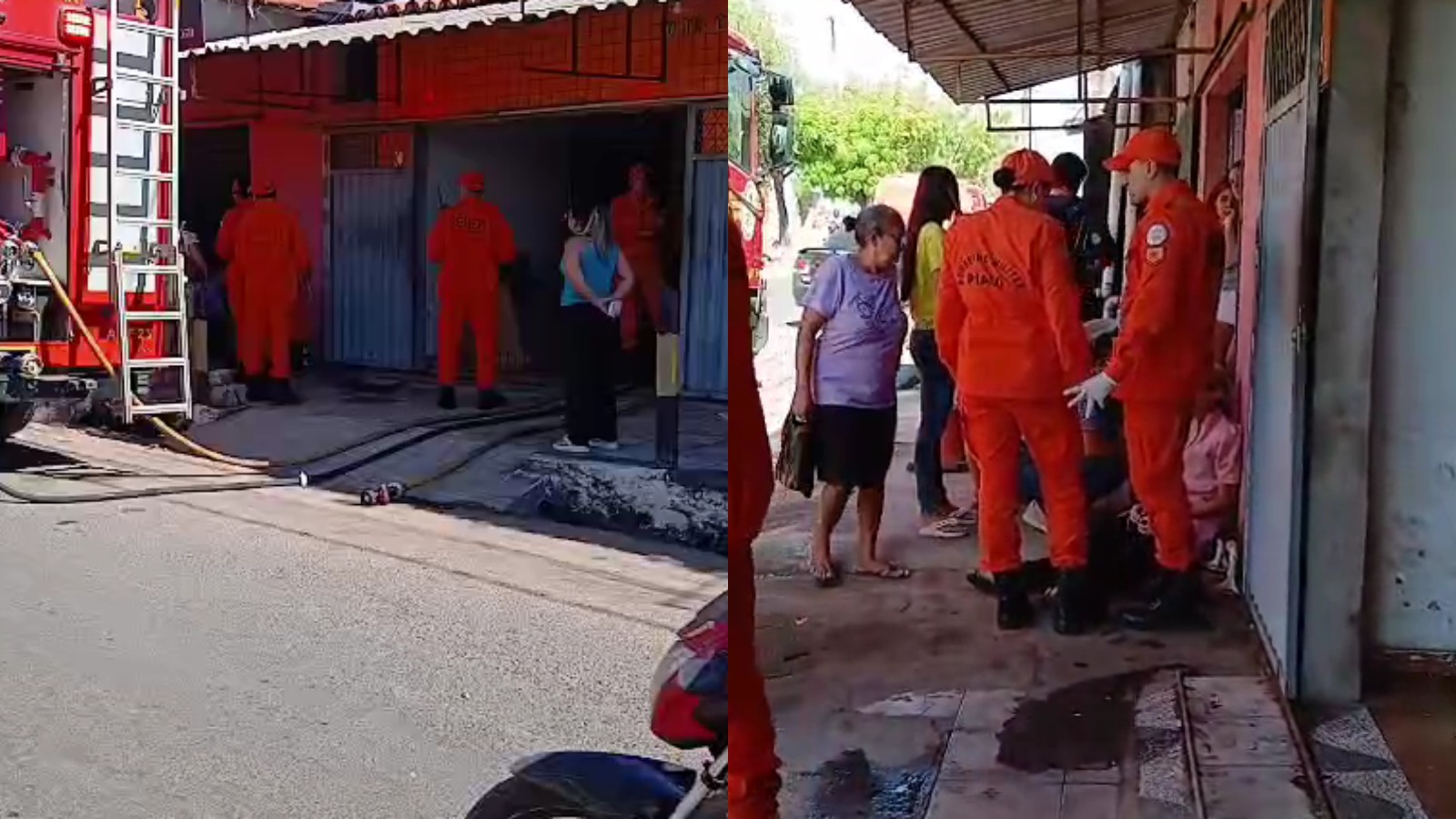 Incêndio atinge casa na Zona Sul de Teresina; moradora passa
