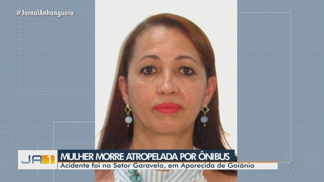 Mulher morre atropelada por nibus do transporte pblico, em Aparecida de Goinia