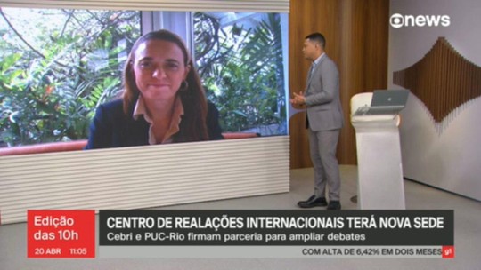 Centro de Relações Internacionais terá nova sede - Programa: Jornal GloboNews 