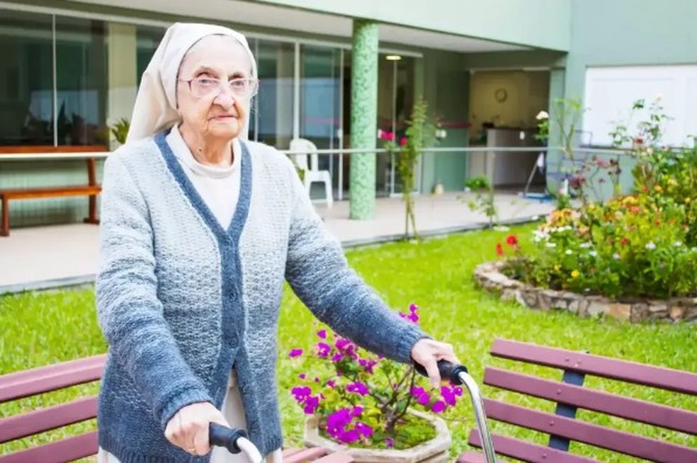 A freia brasileira Inah Canabarro Lucas, que completou 116 em agosto de 2024 — Foto: Gerontology Research Group (GRG)