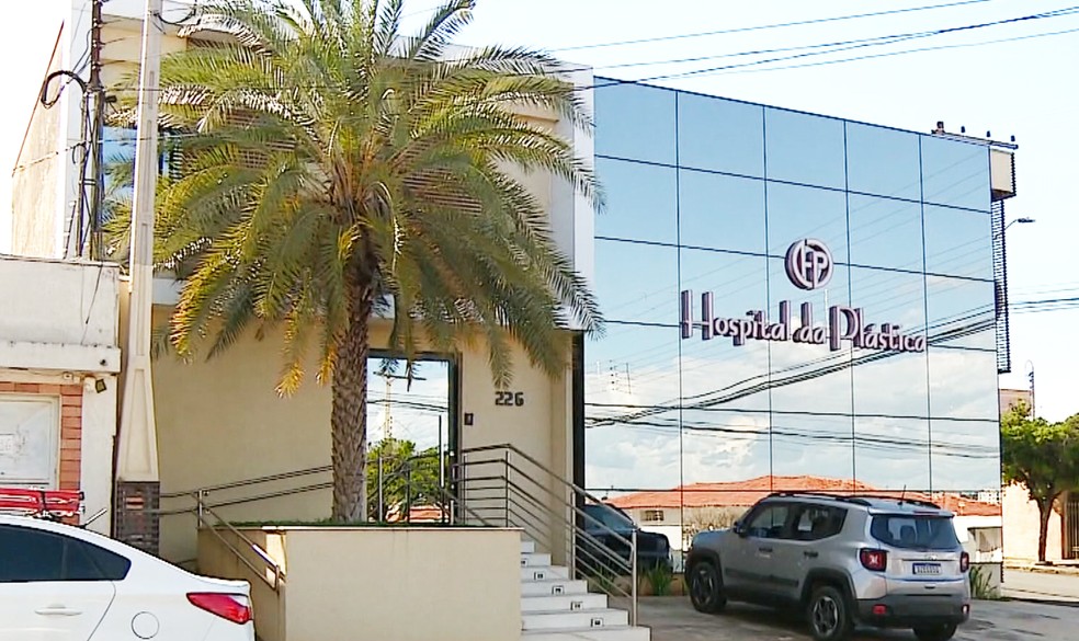 Clínica onde foram realizados os procedimentos — Foto: Reprodução/ EPTV