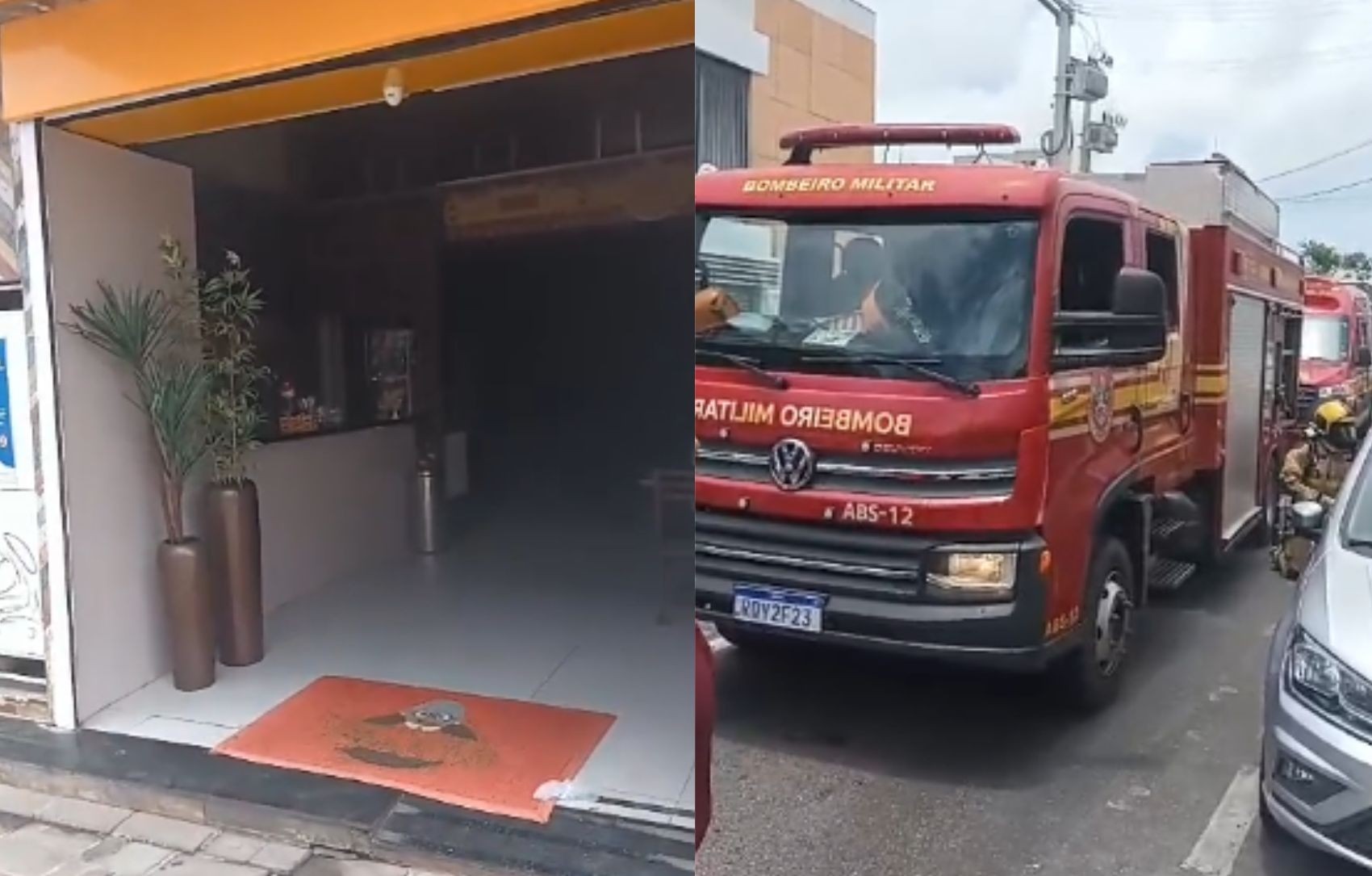Incêndio atinge restaurante no Centro de Aracaju 
