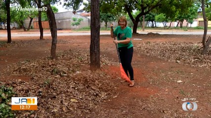 Moradores da 1.103 Sul se mobilizam para limpar quadra e pedem providências da prefeitura