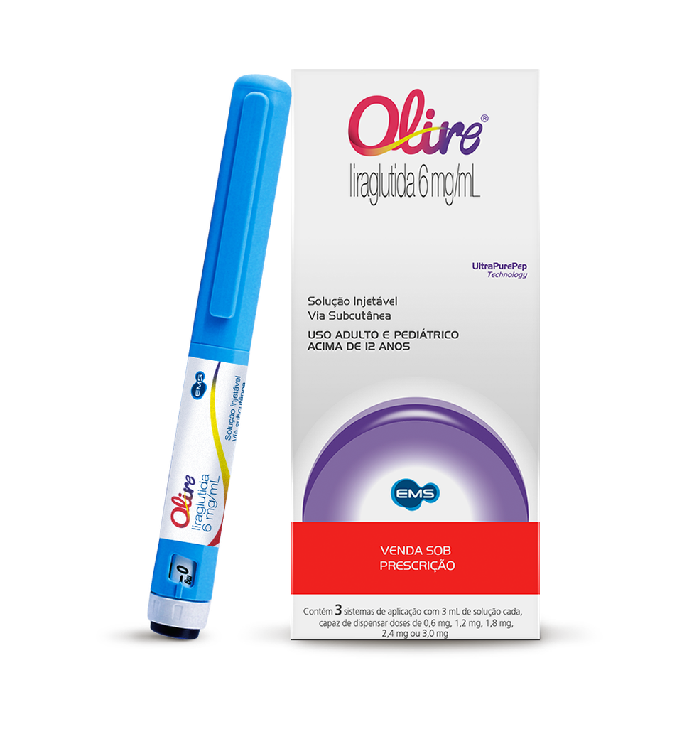 Olire, medicamento contra a obesidade lançado pela farmacêutica EMS. — Foto: Divulgação/EMS