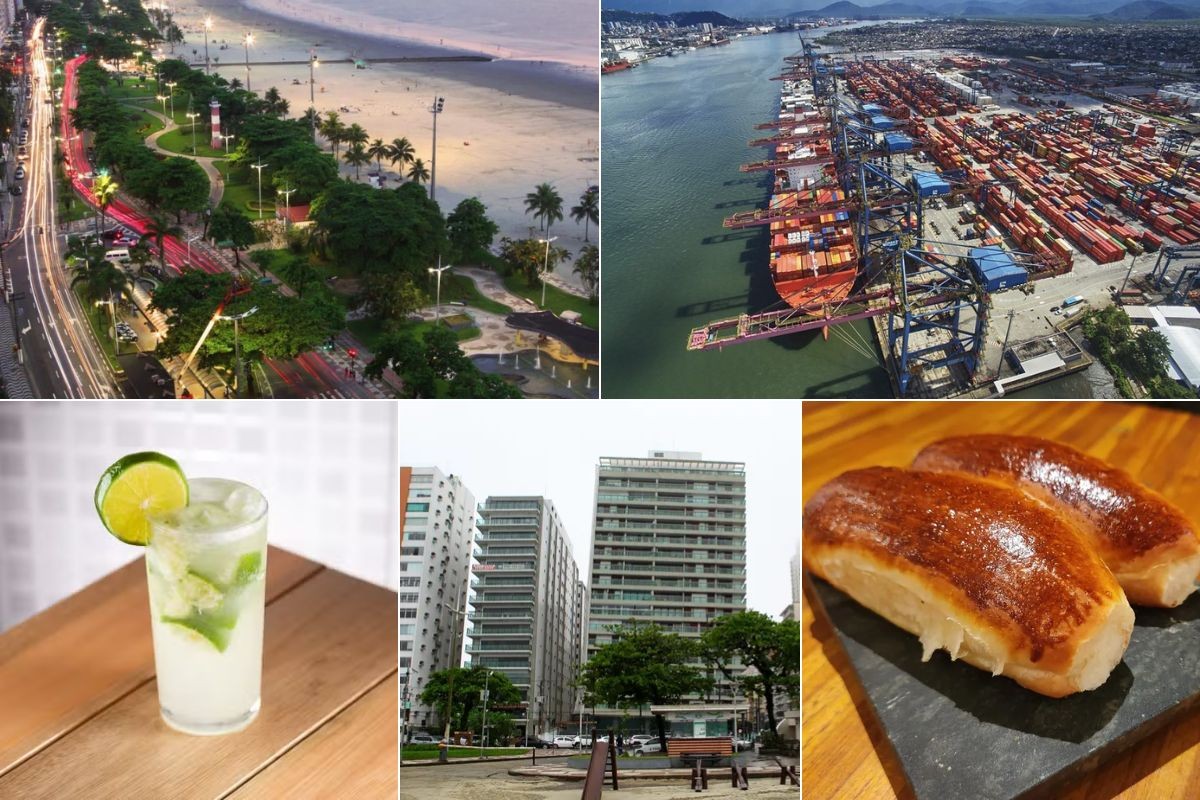 Prédios tortos, maior jardim da orla, o berço da caipirinha e o xodó de famosos: Santos completa 480 anos