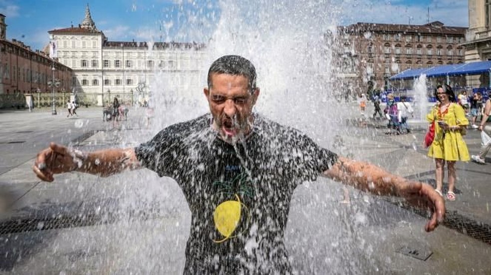 Calor na Itália pode quebrar recordes continentais, segundo especialistas — Foto: GETTY IMAGES