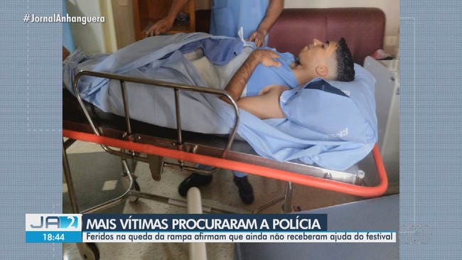 Mais vtimas que caram em rampa que desabou em festival de rap procuraram a polcia