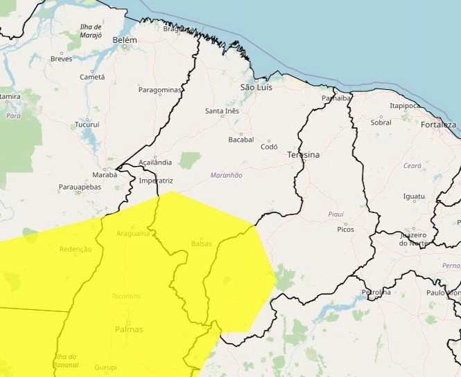 Inmet emite alerta de baixa umidade do ar para 25 cidades do MA; temperaturas podem ficar acima do normal