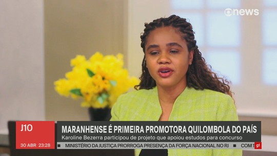 Maranhense é primeira promotora quilombola do país - Programa: Jornal das Dez 