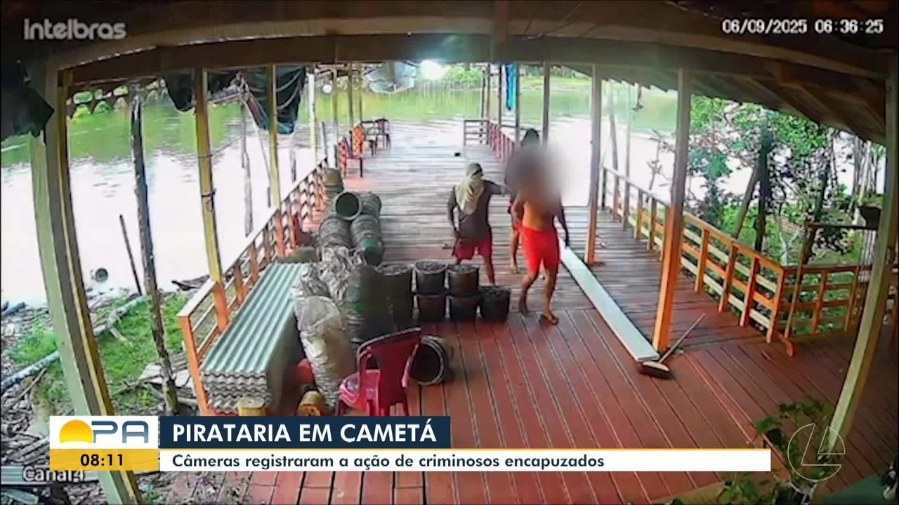 Piratas invadem casa ribeirinha e fazem morador refém, no Pará; VÍDEO mostra ação criminosa