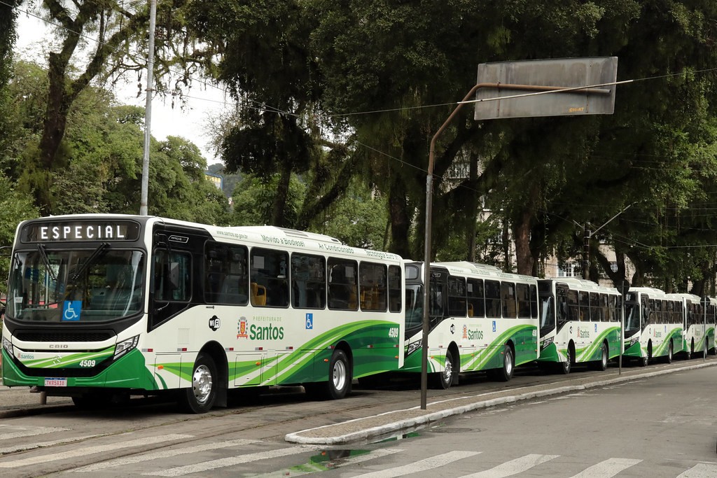 Tarifas do transporte coletivo serão congeladas até 2028 em Santos, SP; entenda