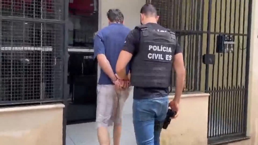 Paraguaio de 48 anos condenado por estupro em São Paulo é preso no Espírito Santo por tráfico de armas — Foto: Reprodução/TV Gazeta