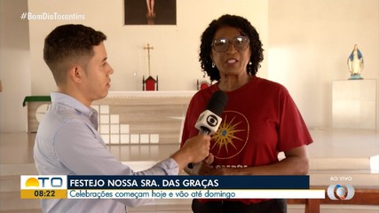 Celebrações de nossa Sra. das graças começam nesta quinta-feira (15) e vão até domingo