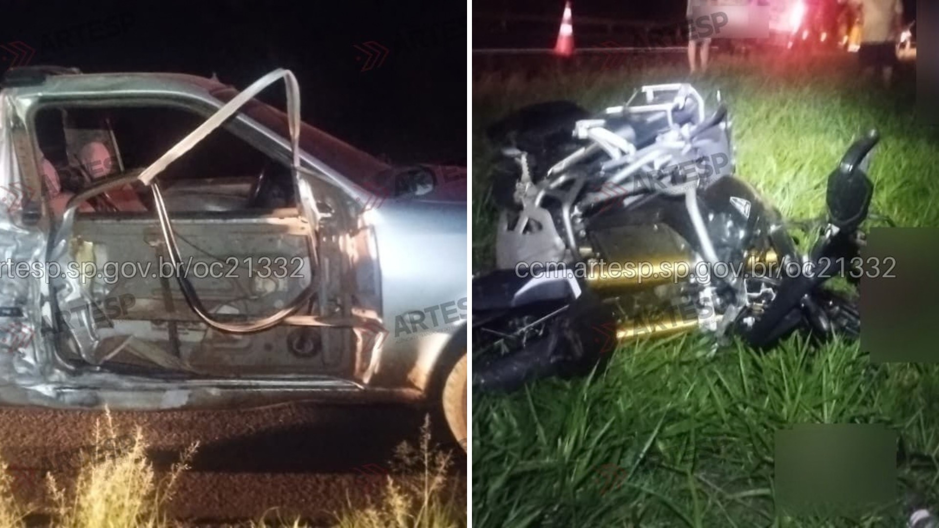 Motociclista morre em acidente em rodovia no interior de SP
