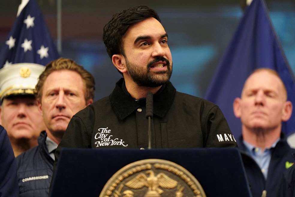 O prefeito de Nova York, Zohran Mamdani — Foto: REUTERS/Bing Guan