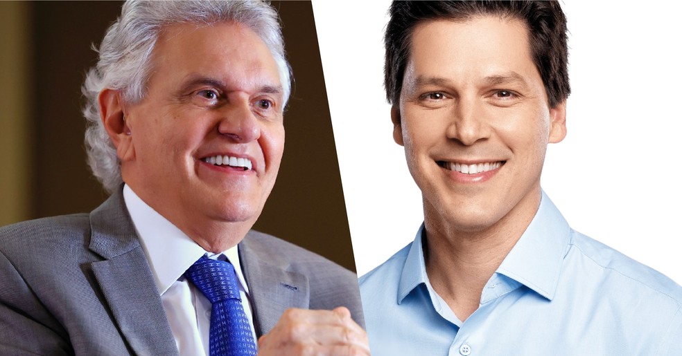 Ronaldo Caiado e Daniel Vilela, governador e vice de Goiás. — Foto: Divulgação