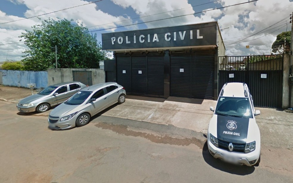 Delegacia de Alexânia, em Goiás — Foto: Reprodução/Google Street View