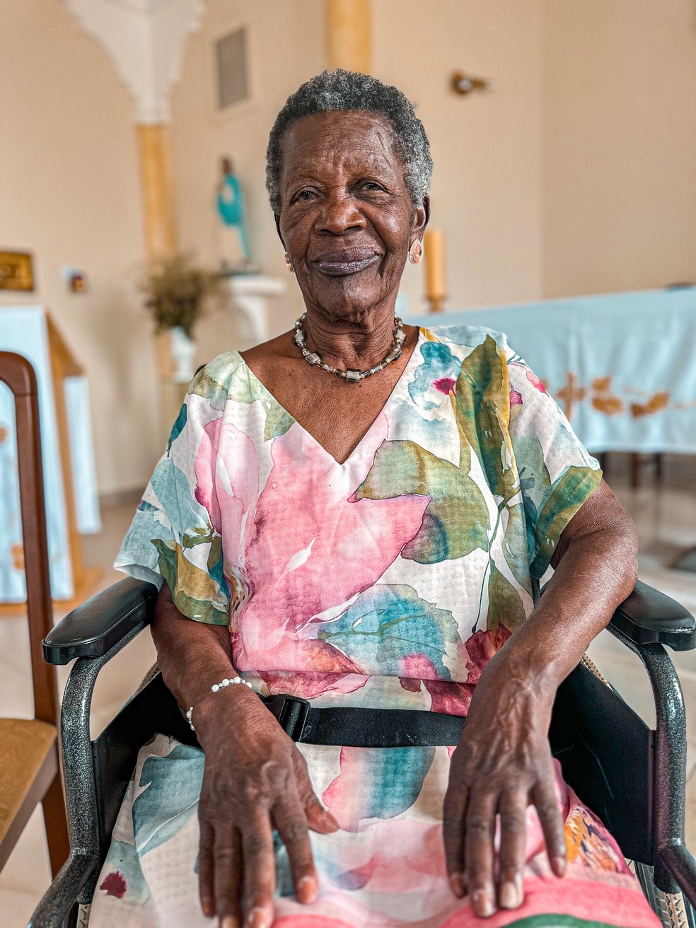 Meire da Silva, de 112 anos — Foto: Gabriel Bukalowski/g1