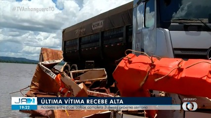 Última vítima de acidente com balsa em Porto Nacional recebe alta