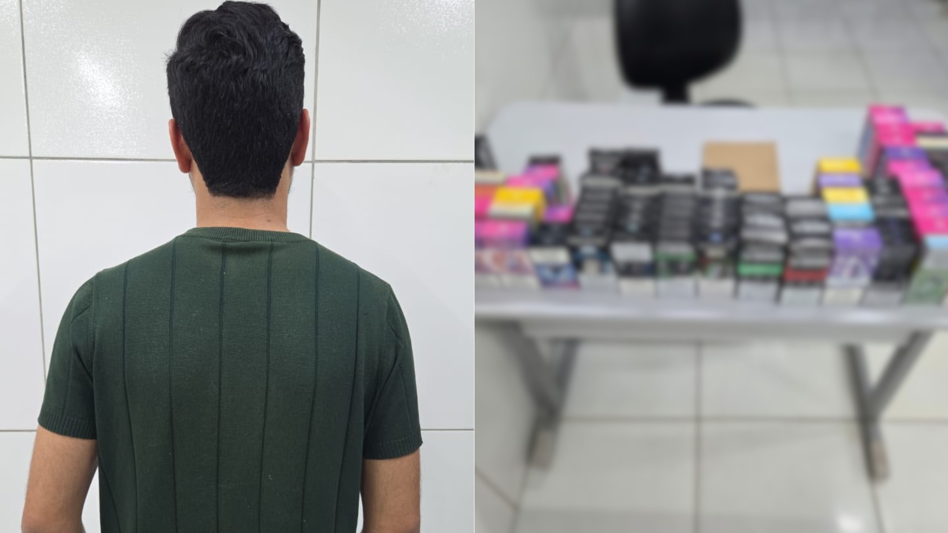 Homem é preso com 128 cigarros eletrônicos após marcar venda em shopping de Timon