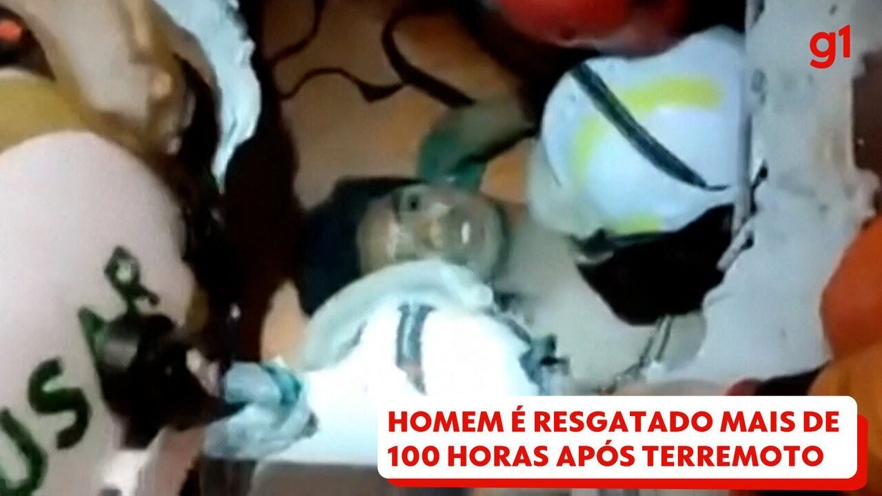 VÍDEO: homem é resgatado dos escombros em Mianmar mais de 100 horas após terremoto