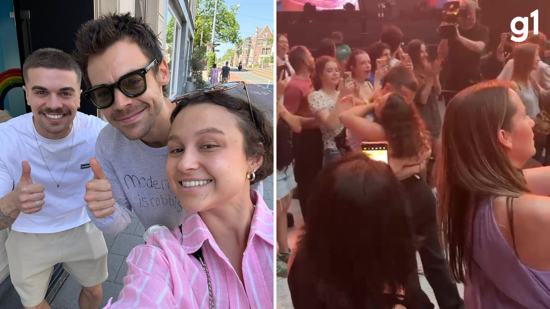 'Algo de filme': brasileira vive pedido de casamento em show após encontro pessoal com Harry Styles em Amsterdã