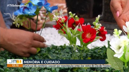 Cemitérios de Palmas passam por manutenção para o Dia de Finados