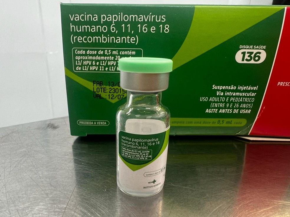 Vacina protege contra o HPV de baixo risco, tipos 6 e 11, e contra o de alto risco, tipos 16 e 18 — Foto: Prefeitura de Sorocaba/Divulgação
