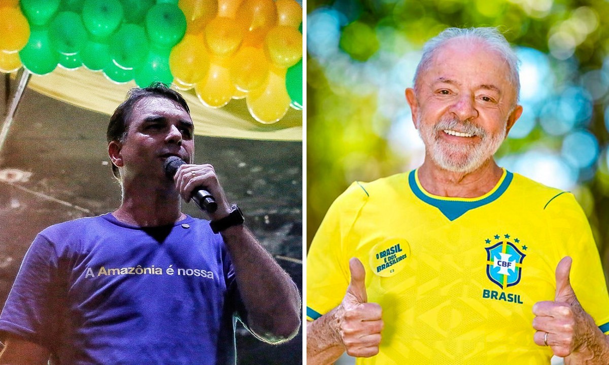 Flávio diz para apoiadores vestirem a "camisa do Bolsonaro" na Copa