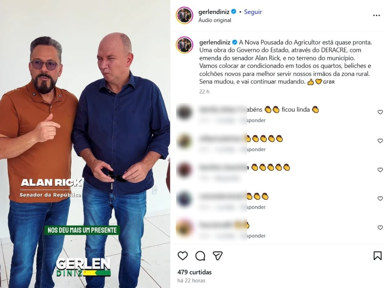 Governo acusa prefeito e senador de invadirem obra no AC; políticos rebatem e alegam visita