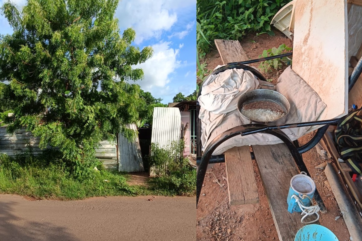 Idoso é resgatado após ser encontrado doente em barraco e polícia apura suspeita de abandono em MT